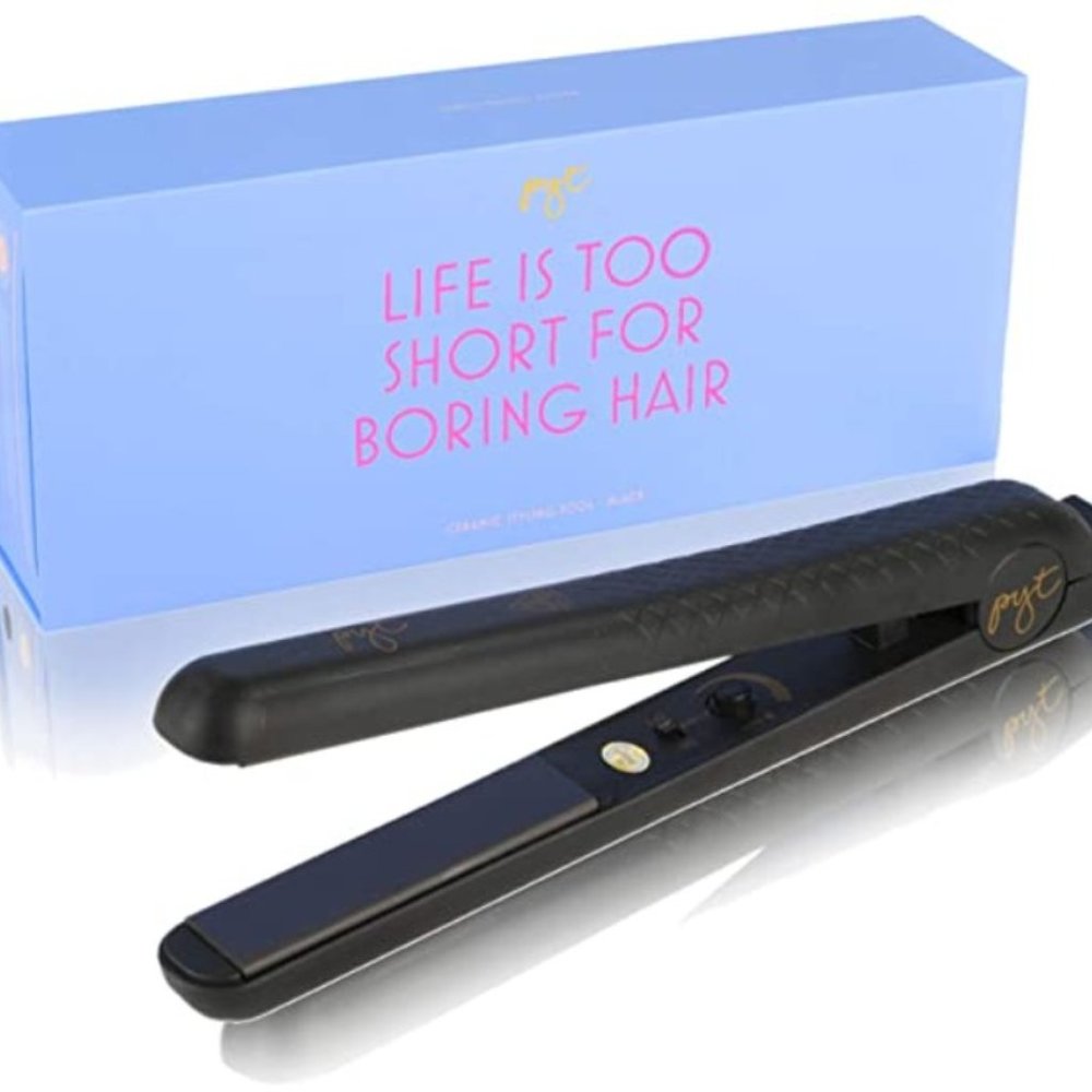 PYT Hair Straightener - Ceramic Flat Iron for Professional - FREE Ship